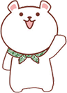 しろくまのキャラクターイラスト